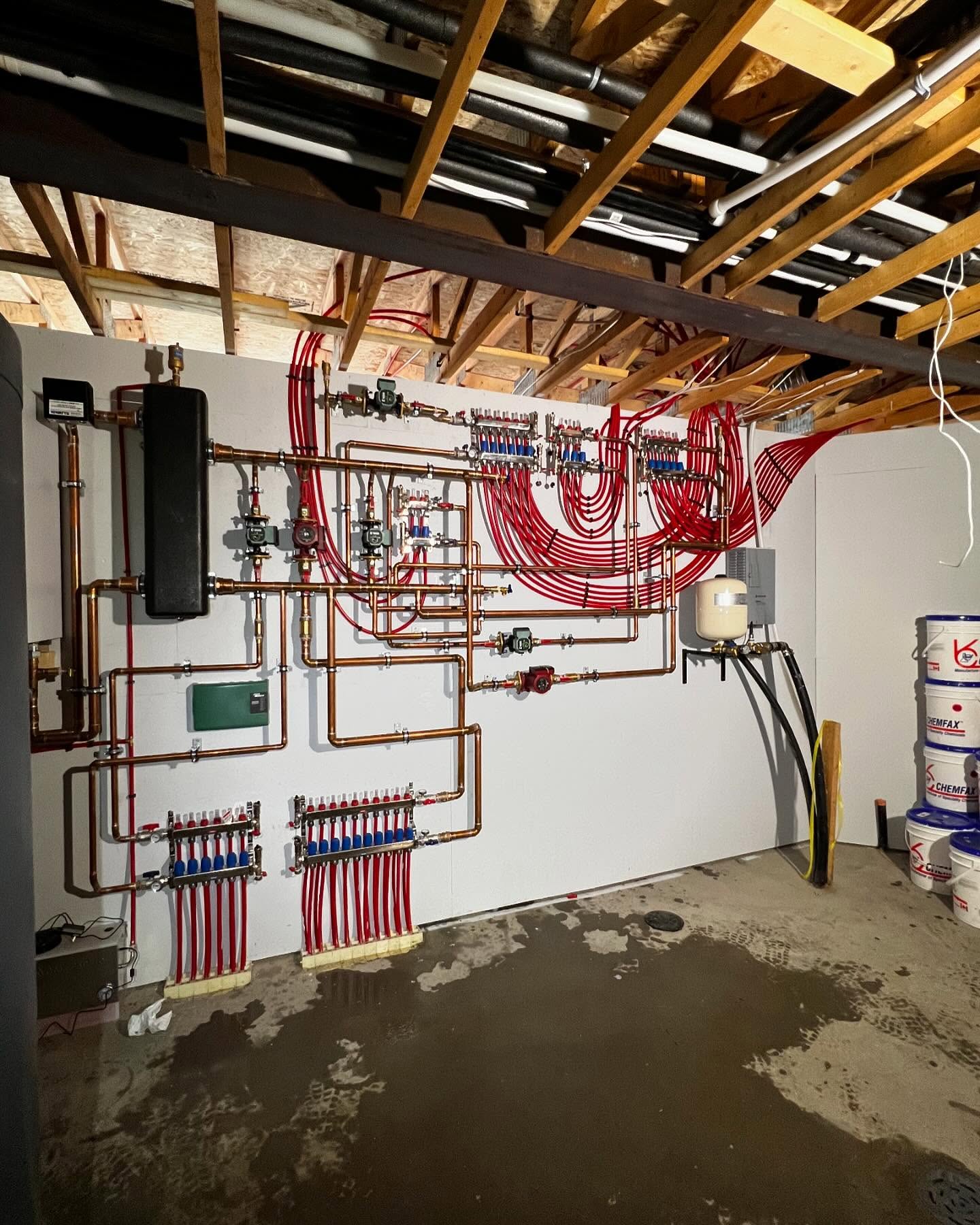 Multi-zone hydronic boiler system with domestic hot water